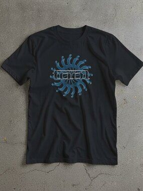 Vintage Tool Band Spiral Eye Graphic T-Shirt | Progressive Metal Rock Tee